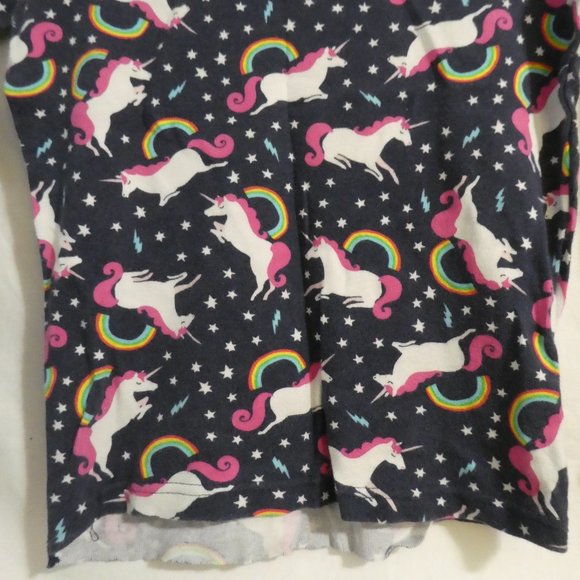 CARTER'S | size 12 | Unicorn and Rainbow Print Pajama Long Sleeve Shirt - Picture 7 of 15